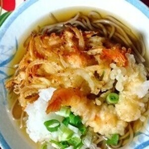 簡単美味！海鮮天麩羅素麺